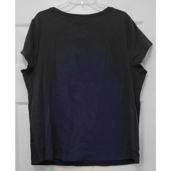 NWT Dressbarn Blue Pullover Short Sleeve Shirt Size 1X - Picture 9 of 13